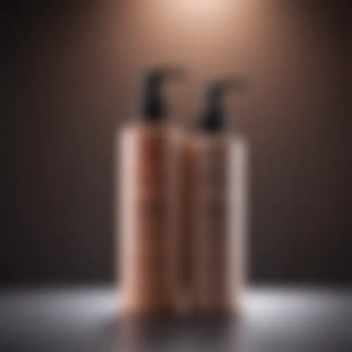 Hair care products suitable for maintaining semi-permanent hair color.