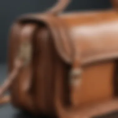 Close-up of the craftsmanship and stitching details of the Amazon Chloe Bag