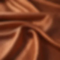 Close-up of the Aquis Copper Towel showcasing its texture and composition