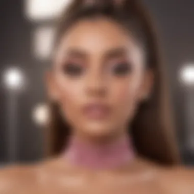 Marketing materials for Ariana Grande's collaboration with Ulta