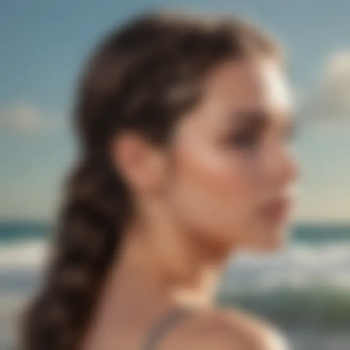 Effortless beachy waves with braids