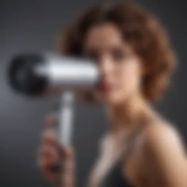 Stylish Hair Dryer Featuring Multiple Heat Settings Stylish hair dryer with multiple heat settings