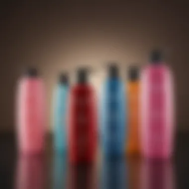 Variety of Shampoos for Tailored Solutions Diverse range of shampoo products for different hair types