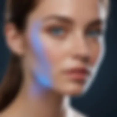 Blue light therapy for skin