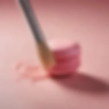 Close-up of brush applicator for Le Mini Macaron Topcoat