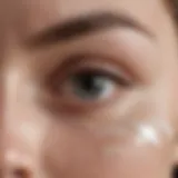 Close-up view of the CeraVe Under Eye Cream texture