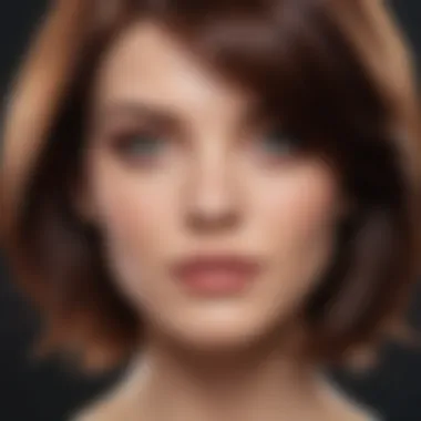 Close-up of the rich formulation of Clairol hair dye, highlighting its glossy texture.