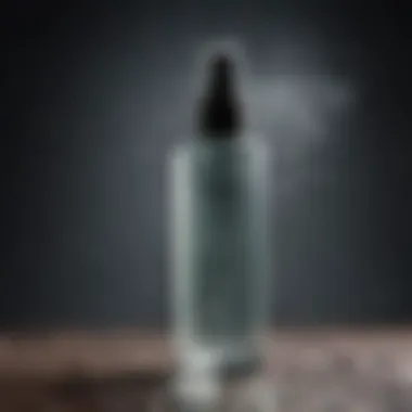 Close-up of Makeup Setting Spray Mist