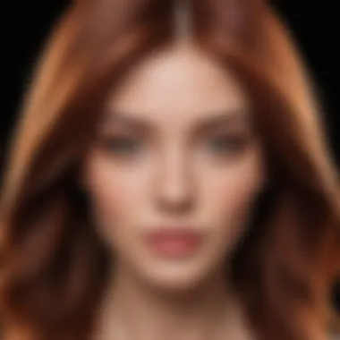 Transformative Effects of Money Masque on Color-Treated Hair Vibrant strands of color-treated hair after using the Color Wow Money Masque