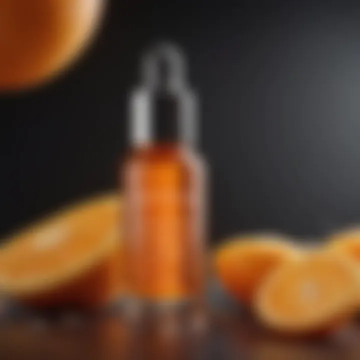 Key ingredients of the Vitamin C serum highlighted