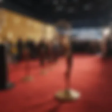 Glamour on the Red Carpet A glamorous Emmy Awards red carpet moment