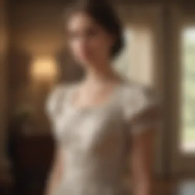 Natural Fabric Cottage Core Dress
