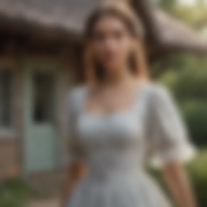Romantic Cottage Core Dress Design