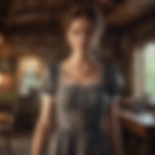 Enchanting Rustic Cottage Core Dress