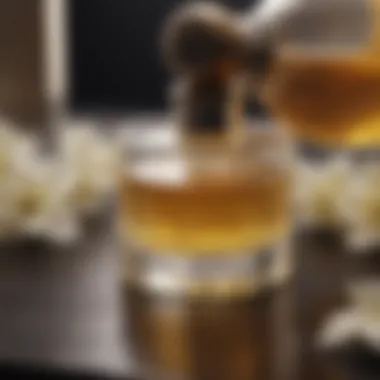 Craftsman extracting pure vanilla essence