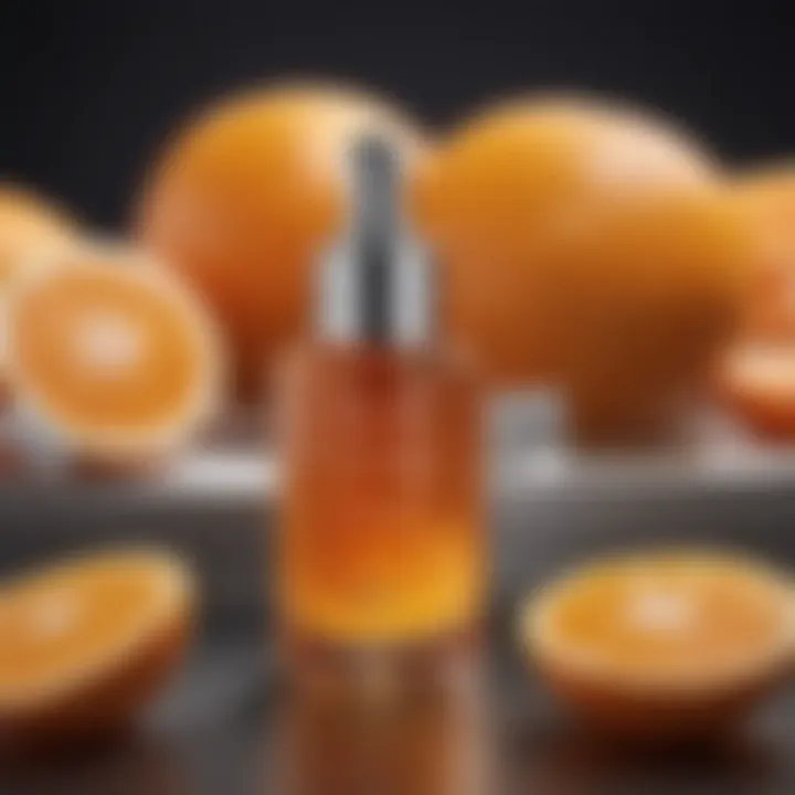 Detailed view of Dior Vitamin C Serum packaging