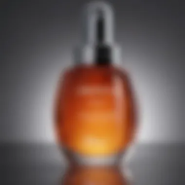 Close-up of the serum texture and color