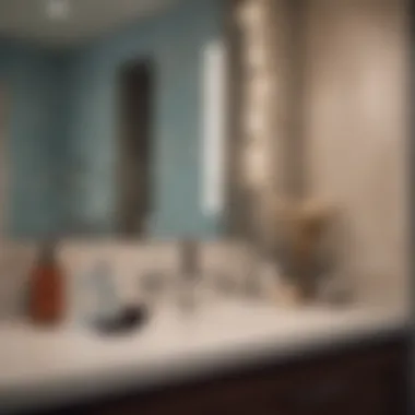 Post-Shave Care Routine A serene bathroom setting for post-shave care