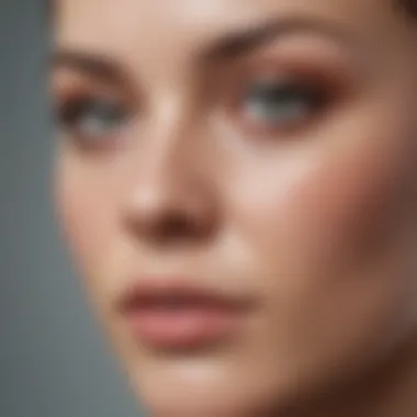 Healthy Skin Texture After Treatment Close-up of healthy skin texture showcasing the effects of effective treatments.