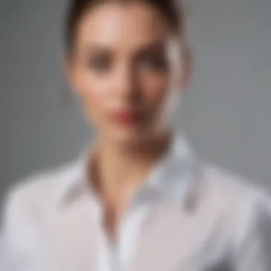 Technique Demonstration for Effective Stain Removal Demonstrating a stain removal technique on a white shirt