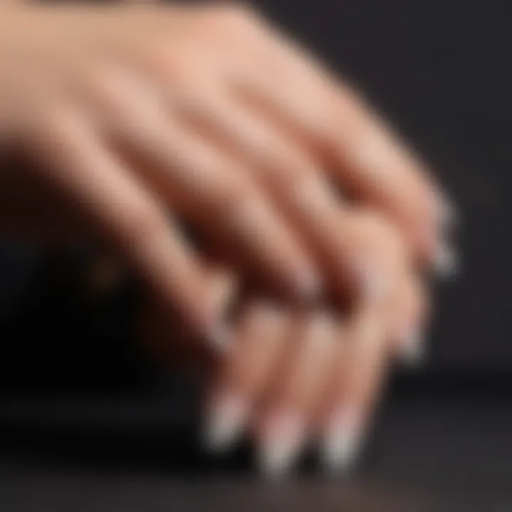 Visual representation of a safe dip nail removal technique