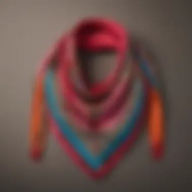 Chic Gucci Bandeau Scarf in Vibrant Color Palette