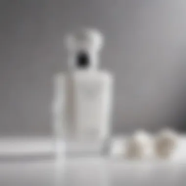 Elegant White Nail Polish Bottle