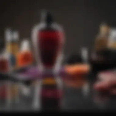 Essential Tools for Hair Dyeing Arrangement of DIY hair dyeing tools and products