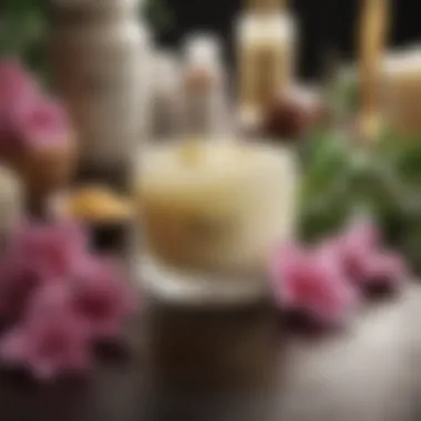 Ingredient Composition of Nair Products Close-up view of Nair product ingredients
