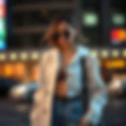 Chic ensemble of affordable fashion pieces