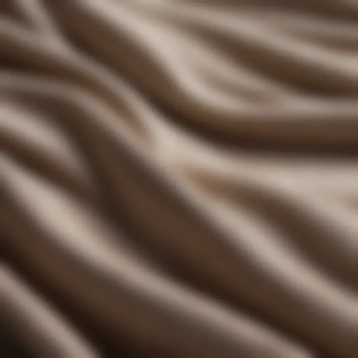 Close-up of fabric texture highlighting comfort and durability