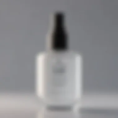 Minimalist design pump bottle of rejuvenating face moisturizer