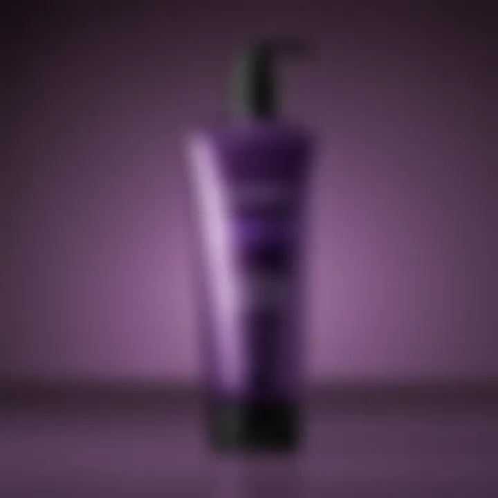 Chic packaging of top-rated purple conditioner