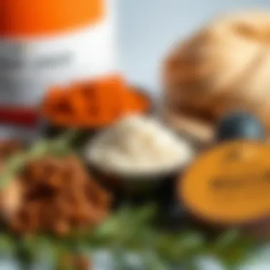 Close-up of natural ingredients used in black-owned hair color products