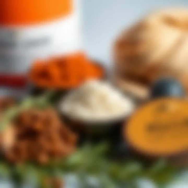 Close-up of natural ingredients used in black-owned hair color products