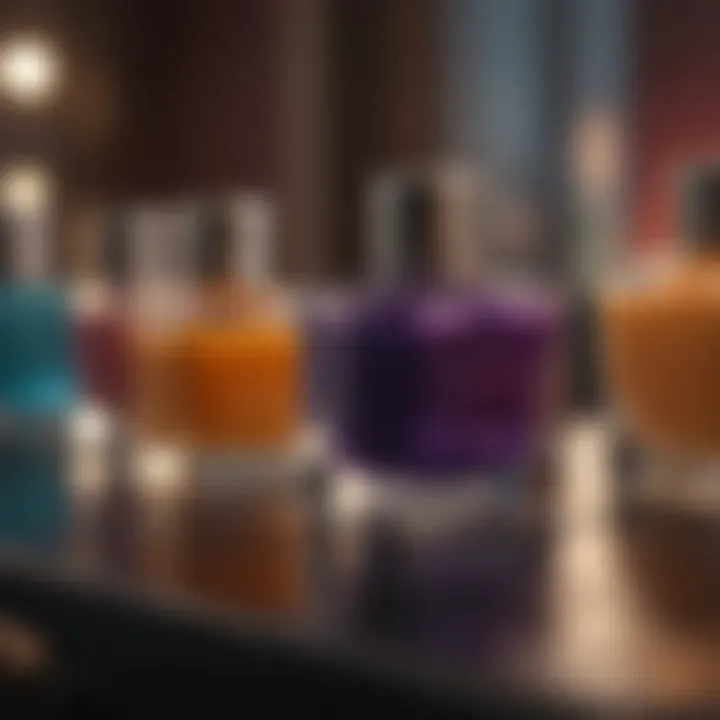 Luxurious color palette showcasing opulent tones