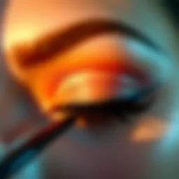Close-up of a perfectly lined eye showcasing bold eyeliner