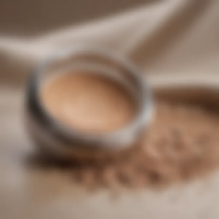 Close-up of Chantecaille foundation texture highlighting its unique formulation