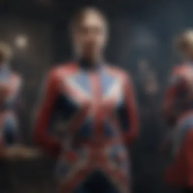 Historical timeline of Union Jack clothing evolution