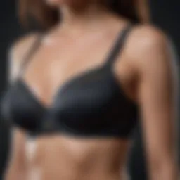 Female silhouette with measuring tape around chest