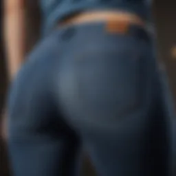 Curvy fit jeans showcasing a perfect silhouette