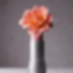 Close-up of Flower Beauty Highlighter Stick showcasing its texture