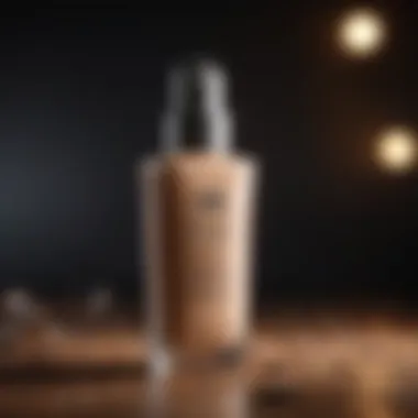 Ingredients of top full coverage foundations showcased on a stylish background.