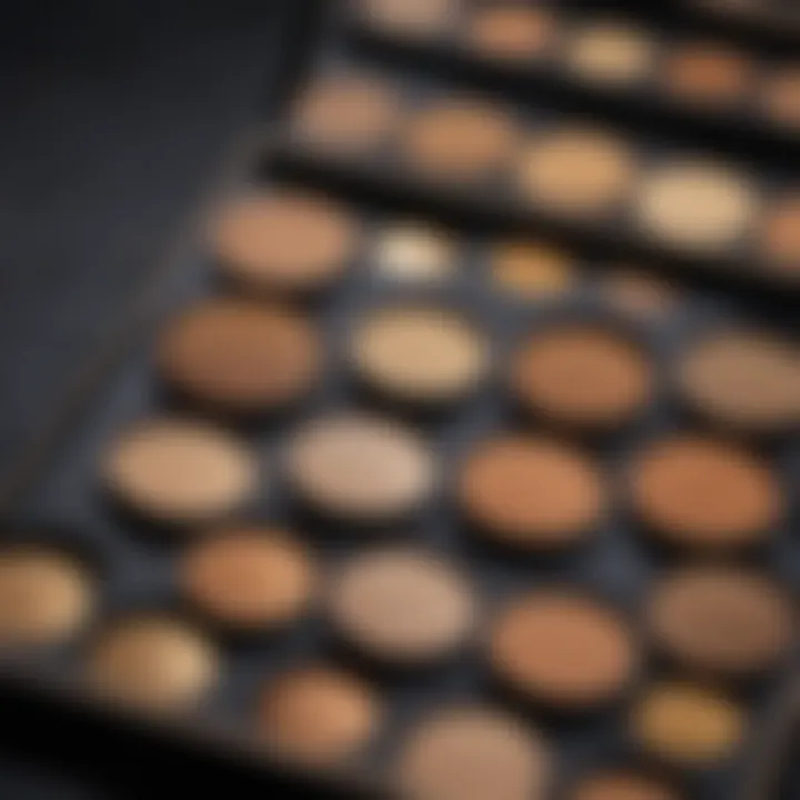 Gold and Bronze Eyeshadow Palette