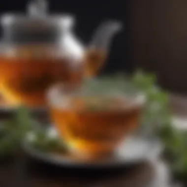 Herbal tea for skin rejuvenation