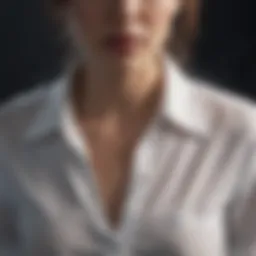 A close-up of a shirt being soaked in warm water to initiate the shrinking process