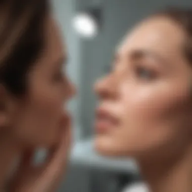 Consultation with a Dermatologist Dermatologist examining a patient