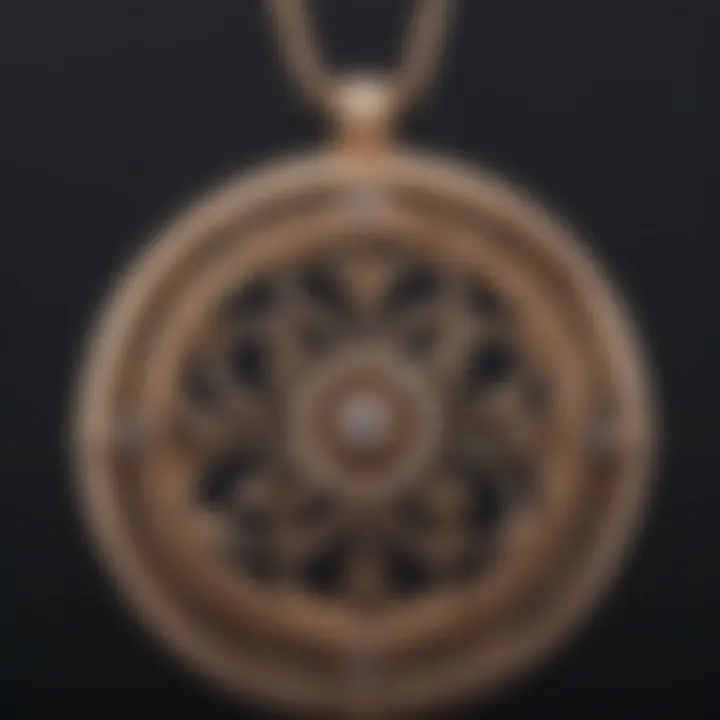 Intricate Design Details of Cartier Love Pendant