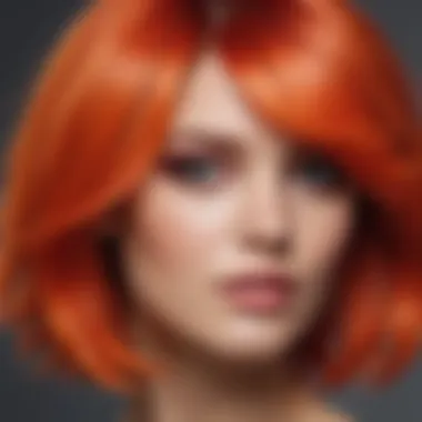 Vibrant hues showcasing L'Oreal's latest hair color palette