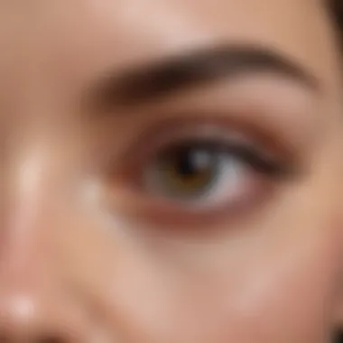 Close-up of brightened eyes showcasing the effects of Lumify drops